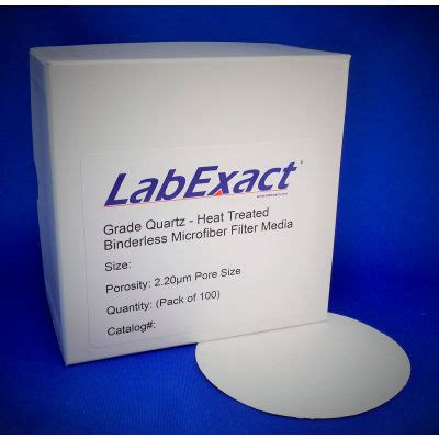 LabExact Quartz Heat Treated High Purity SiO2 Binderless Glass