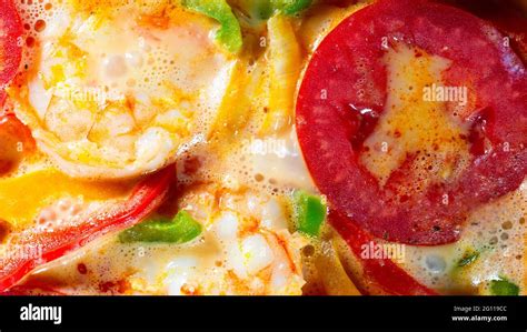 Top View Of Shrimps Stew Moqueca Brazilian Dish Stock Photo Alamy