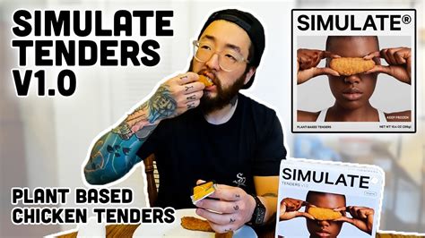 Simulate Tenders V1 0 Juicy Crispy Plant Based Chicken Tenders Review Youtube