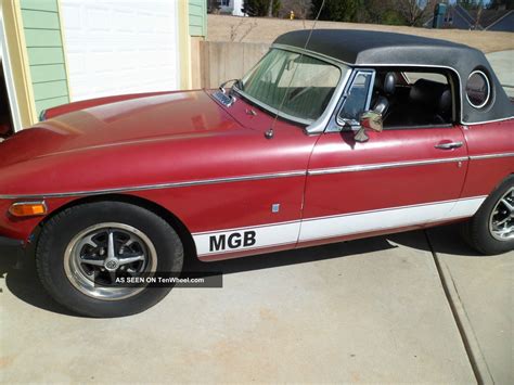 1977 Mg Mgb Mk Iv Convertible 2 Door 1 8l