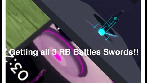 How To Get All The Rb Battles Swords Roblox Event Youtube