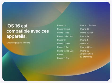 iOS 16 rumeurs fonctionnalités date de sortie tout ce qu il y a