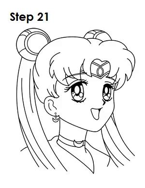 How To Draw Sailor Moon Really Easy Drawing Tutorial NBKomputer