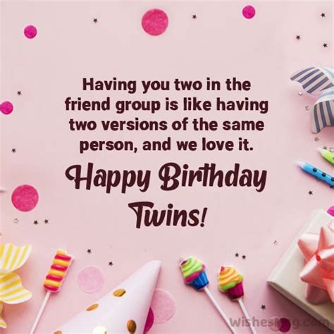 Best Birthday Wishes For Twins Wishesmsg