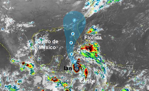 La tormenta tropical Ian en proceso de intensificación explosiva tropical