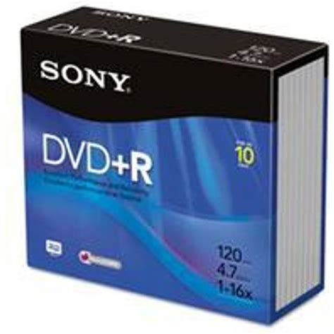 Sony Dvd R Gb X Slimcase Pack Se Pris