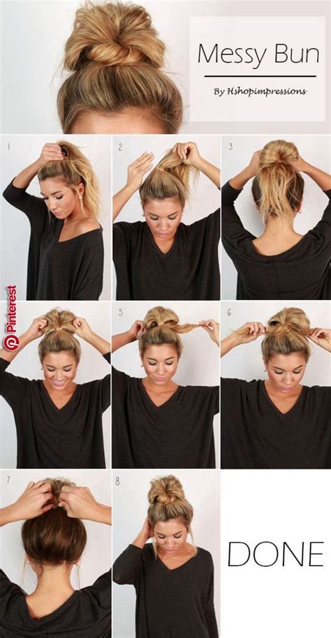 11 Ideal Cute Easy Messy Buns For Medium Hair