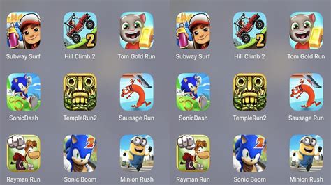 Subway Surfer Hill Climb 2 Tom Gold Run Sonic Forces Sonic Dash Temple