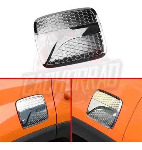 Capa Aplique Tampa Tanque Combustível Jeep Renegade Cromado