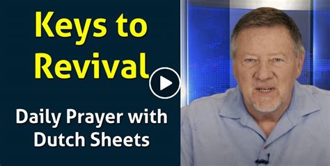 Dutch Sheets March 6 2023 Watch Daily Prayer Keys To Revival Give