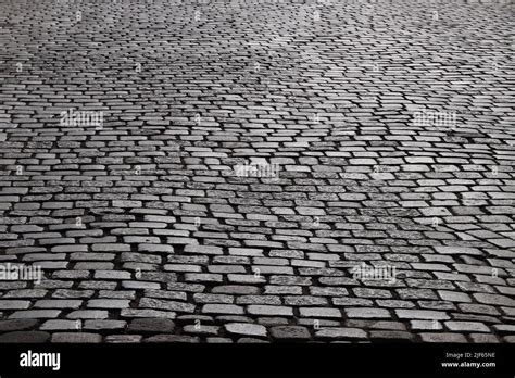 Cobblestone Street Nuremberg Germany Stone Paved Street Surface