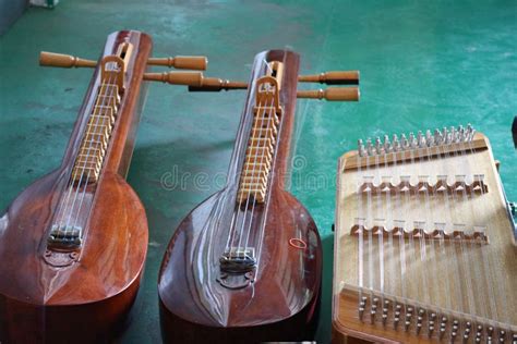 Thai Stringed Music Instrument Stock Image Image Of Asian Play 24684071