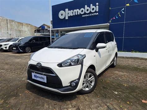 TDP 5JT OLXmobbi Toyota Sienta 1 5 G Bensin MT 2018 Putih Mobil