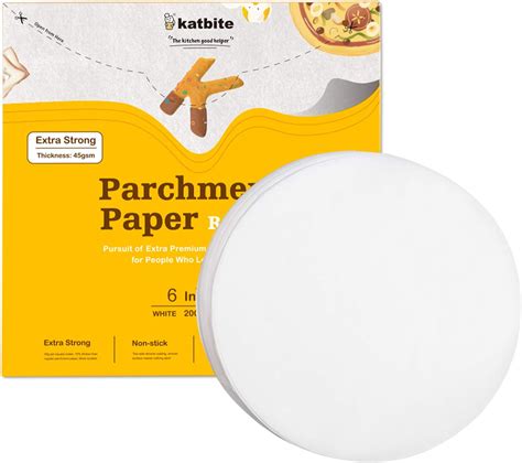 8 Inch Parchment Paper Rounds Set Of 100 Non Stick Baking