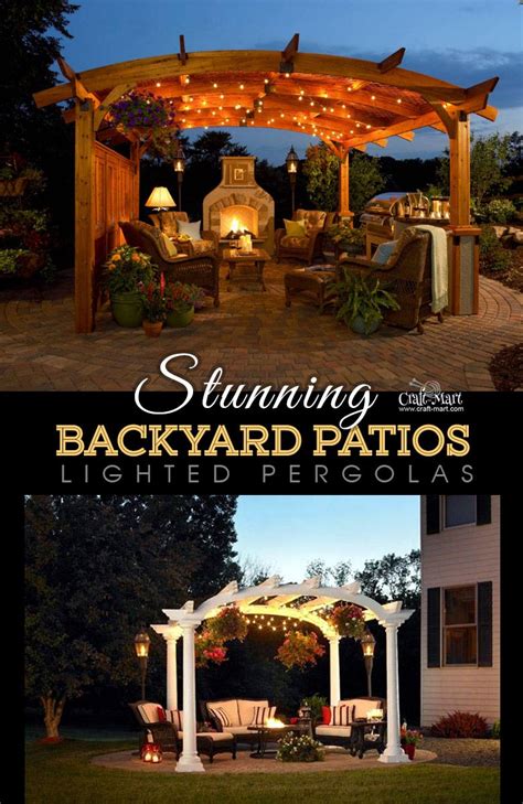 Stunning Patios with Lights (DIY Patio Lighting Ideas) - Craft-Mart