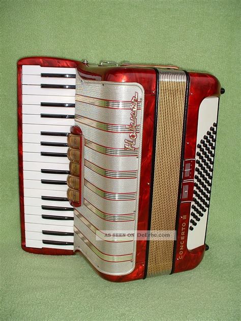 Hohner Concerto Iii Piano Akkordeon W Germany Accordion 72 Bass Altes Akordeon