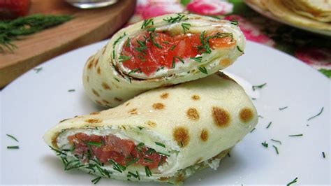 БЛИНЫ С КРАСНОЙ РЫБОЙ. Рецепт вкусной и нежной начинки. - YouTube
