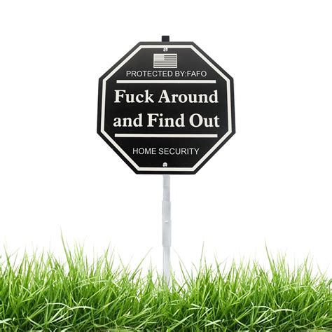 Amazon Azreference Fuck Around And Find Out Signs With Stake X Protected By Fafo