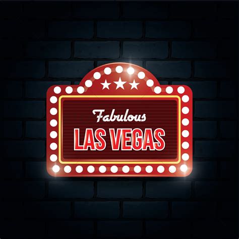 Las Vegas Sign Vector At Vectorified Collection Of Las Vegas Sign