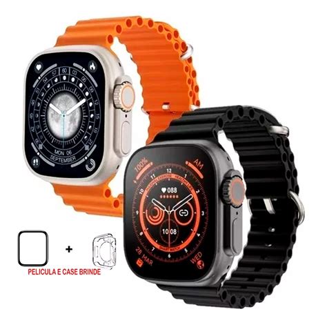 Rel Gio Smartwatch U Ultra Original Mm Gps Lan Amento Nf Shopee Brasil