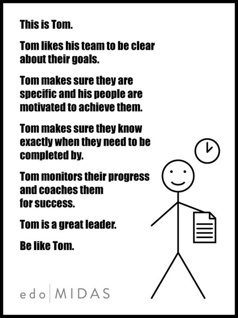 Goalsetting - Be Like Tom - edoMidas