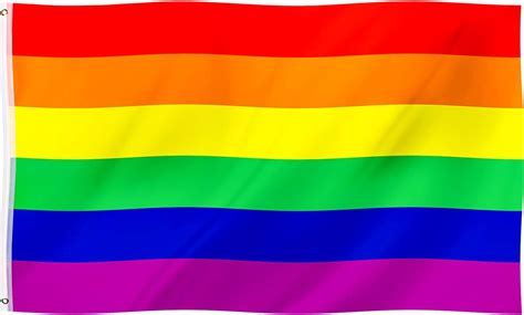 Regenbogen Fahne Homosexuell Stolz Flagge LGBT Banner Flaggen 6