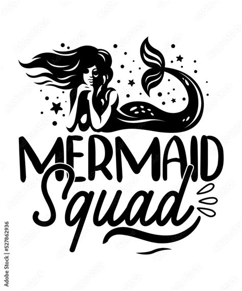 Mermaid Svg Bundle Mermaid Tail Svg For Cricut Mermaid Birthday Svg