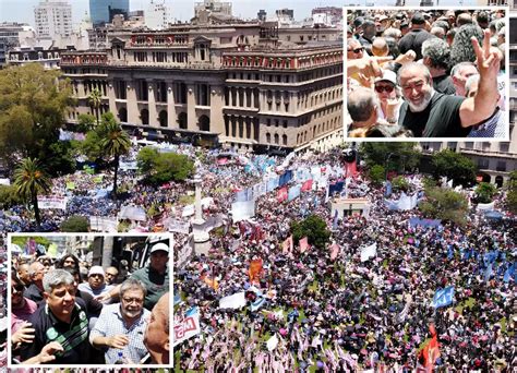 Marcha Masiva De Gremios De Cgtra Y Movimientos Sociales A Tribunales