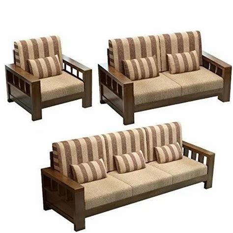 Seater Teak Wooden Sofa Set At Rs Set In Saharanpur Id