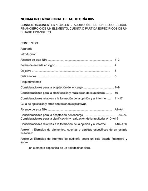 Nia Apuntes Norma Internacional De Auditor A