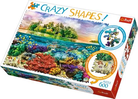 Crazy Shapes Tropical Island Piece Jigsaw Puzzle Trefl