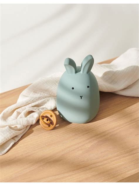 Veilleuse Souple Joli Lapin Vert Usb Veilleuses Liewood Inelle