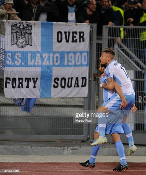 Marco Parolo Of Ss Lazio Celebrates A Second Goal During The Uefa