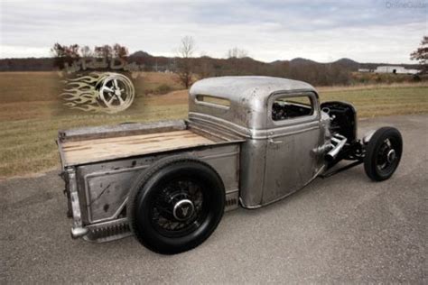 Buy New FORD TRADITIONAL HOT ROD RAT CHOPPED PICKUP TRUCK SALT FLATS SCTA In