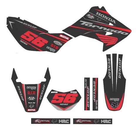 Kit Adesivo Honda Xr 250 Tornado 2006 2018 0 20mm Trilha