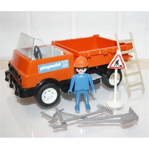 Playmobil Camion Travaux Vintage Complet Playmobil Vieux Jouets