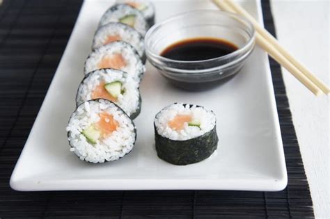 Cucumber And Salmon Sushi Rolls Australia S Best Recipes