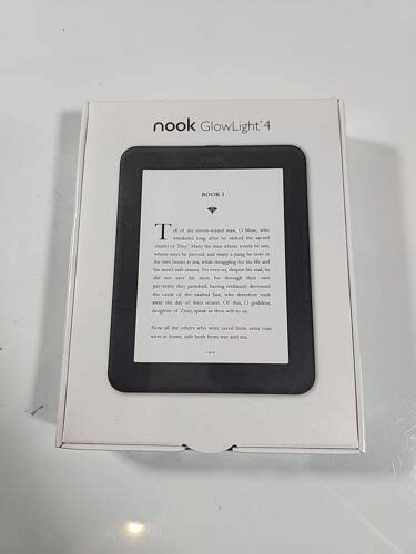 Barnes Noble NOOK Glowlight 4 EReader 6 Touchscreen 32GB Black