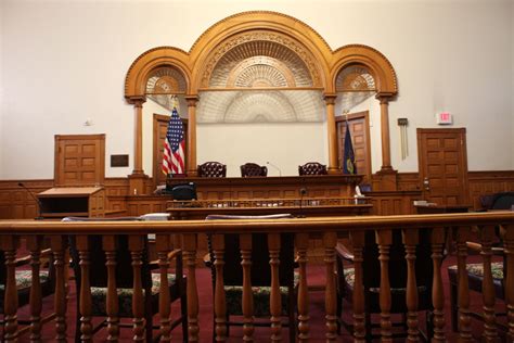 Interior Court Room Judges Bench