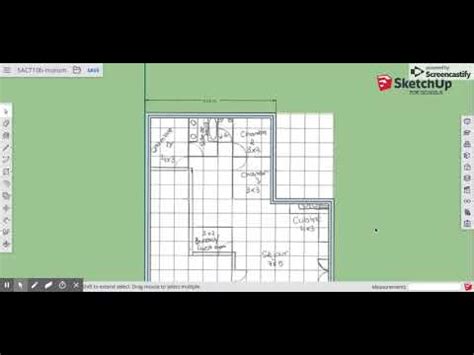 Sketchup Cr Er Les Murs D Une Maison Youtube