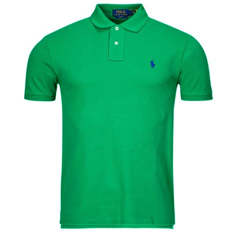 Polo Ralph Lauren POLO AJUSTE SLIM FIT EN COTON BASIC MESH Verde