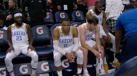 Russell Westbrook Death Stares The Camera After Lakers Go 0 5 Youtube