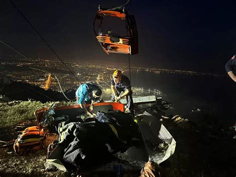 Antalya Daki Teleferik Kazas Nda Mahsur Kalanlar N Tamam Kurtar Ld