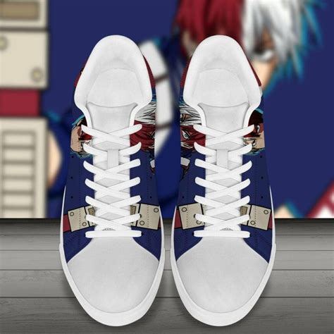 Todoroki Sneakers Shoto My Hero Academia Shoes Custom Anime Skate Low