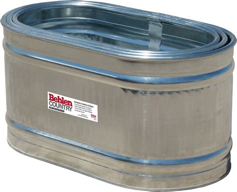 Behlen Country 50130028k 2 X 2 X 4 Round End Galvanized Steel Stock Tank Nested