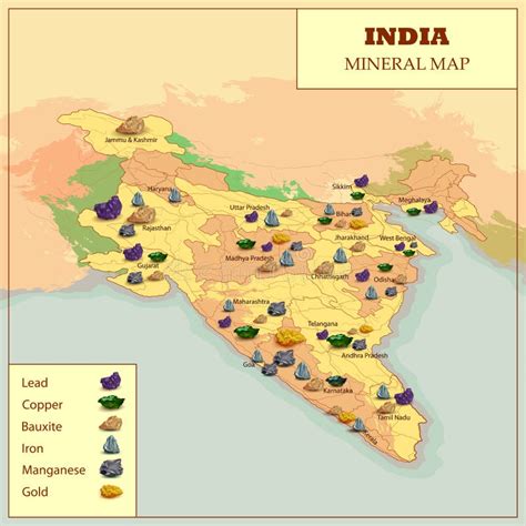 Mineral Map Of India