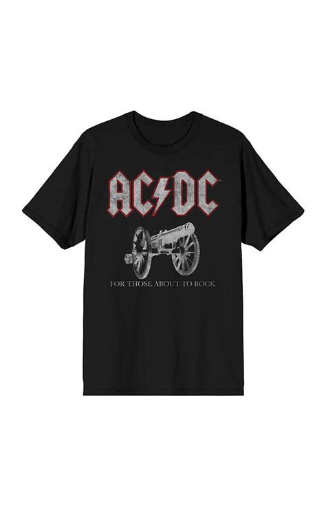 Bioworld Ac Dc T Shirt Pacsun Rock T Shirts Acdc Tee Shirts