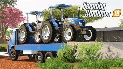 Descarregando Os Novos Tratores Da Fazenda Farming Simulator