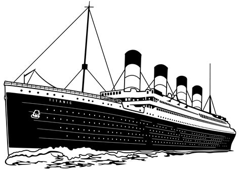 Wall Sticker Titanic Titanic Titanic Drawing