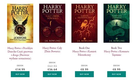 Nowy Harry Potter Za 64 Złote Tak Tyle Kosztują E Booki Poza Polską Świat Czytników